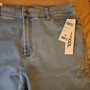 32 Degree Size 16 Light Blue Sweatpants Jeans